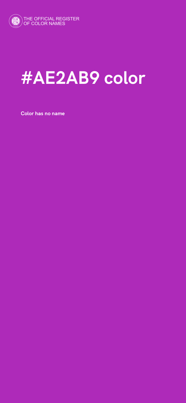 #AE2AB9 color image