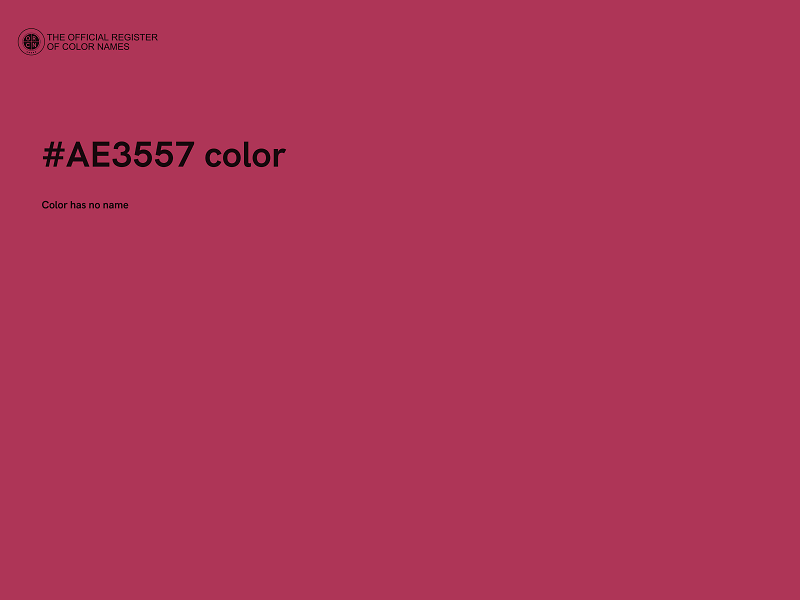 #AE3557 color image