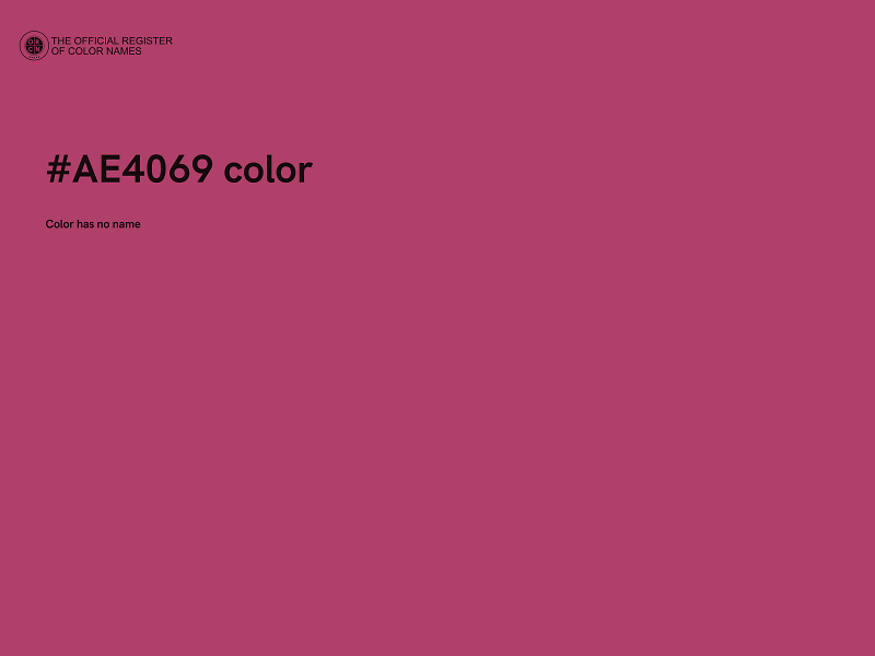 #AE4069 color image