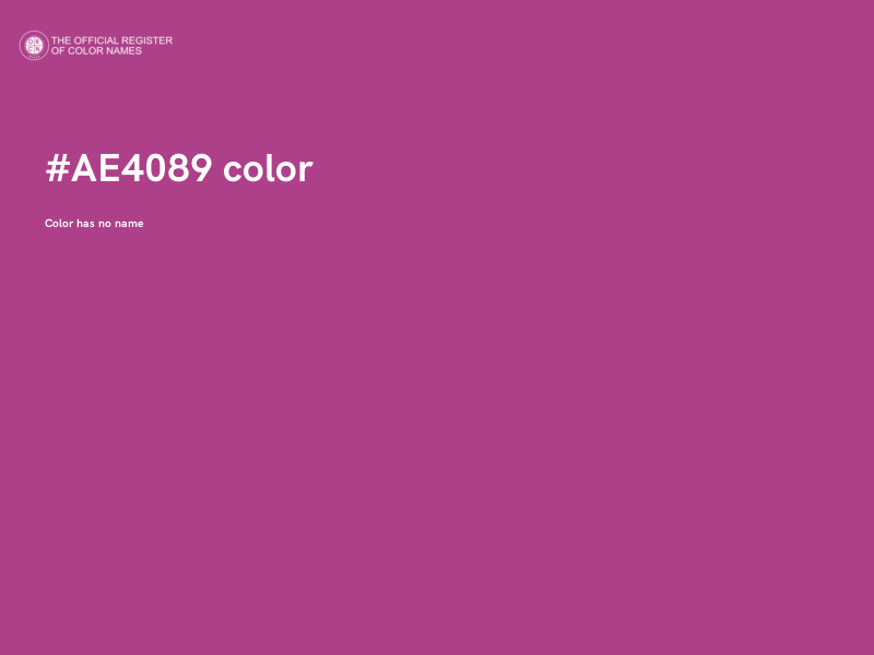 #AE4089 color image