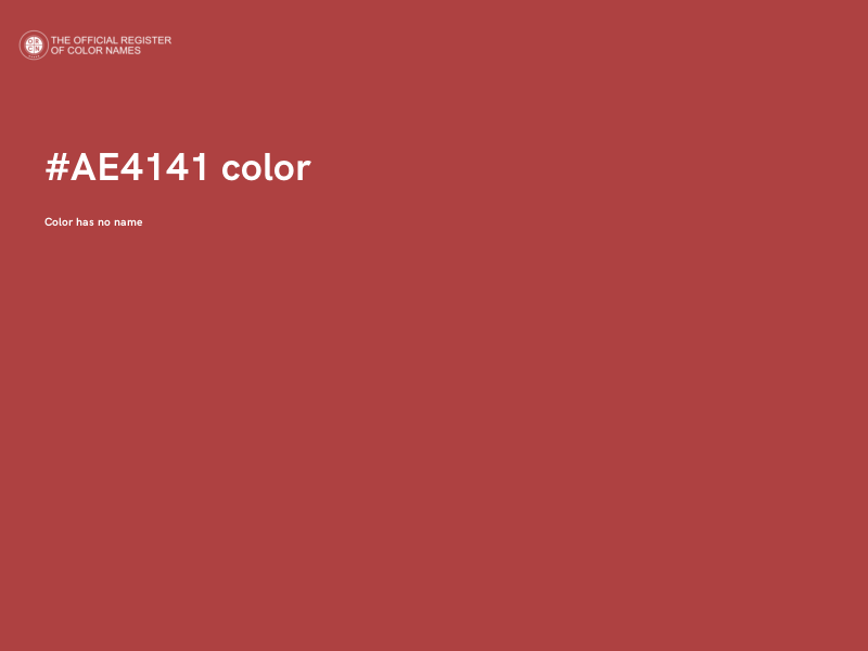 #AE4141 color image