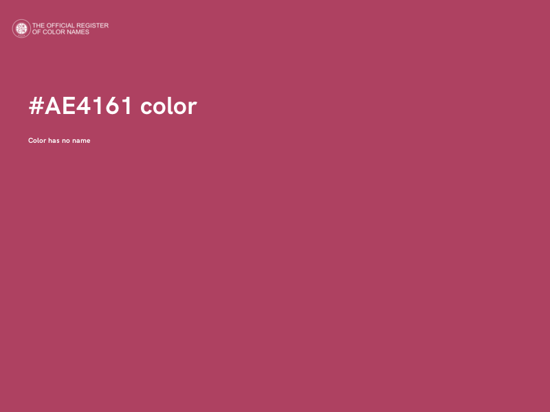#AE4161 color image