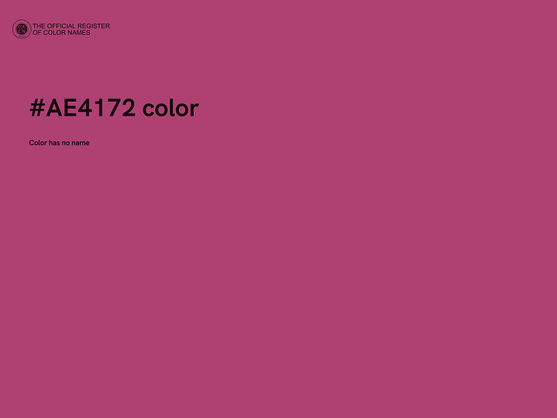 #AE4172 color image