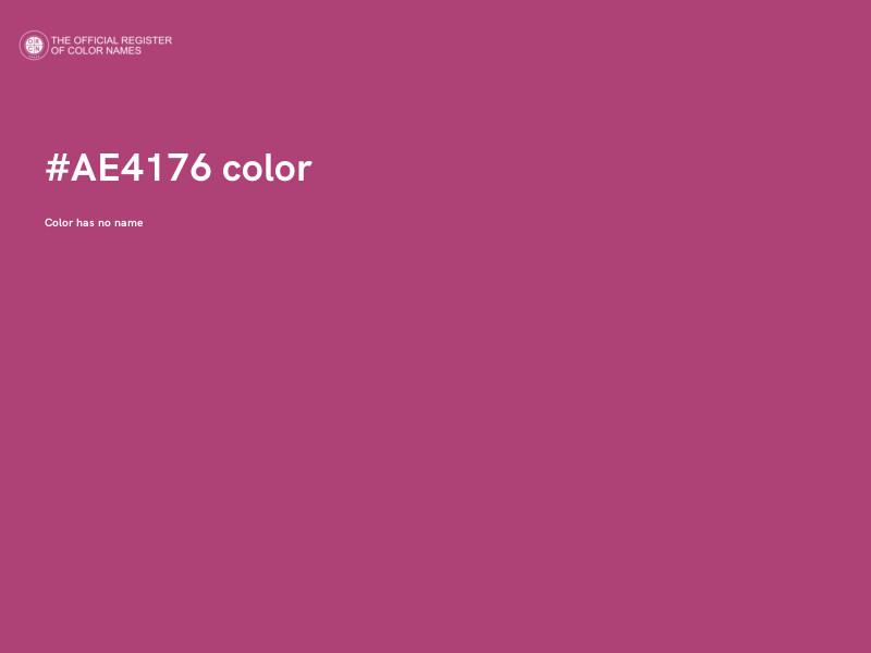 #AE4176 color image