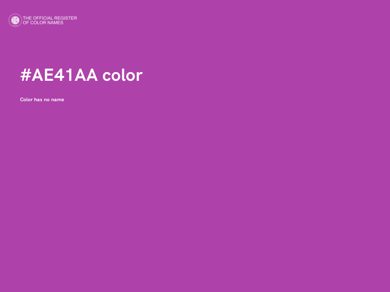 #AE41AA color image
