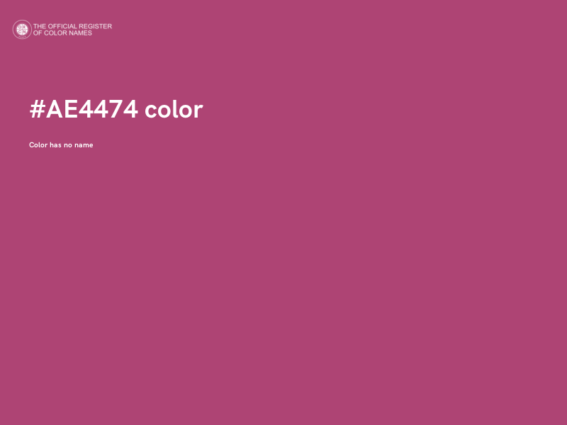 #AE4474 color image