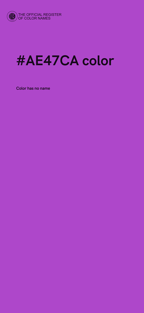 #AE47CA color image