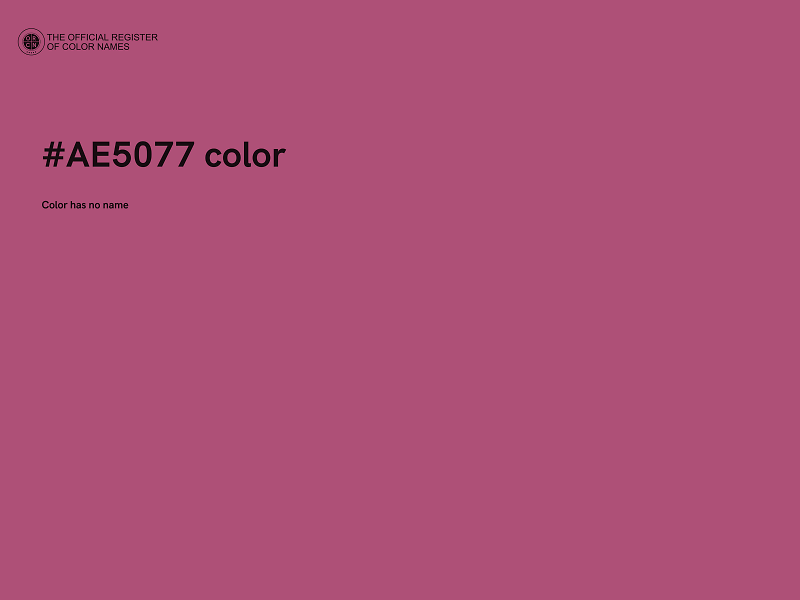 #AE5077 color image