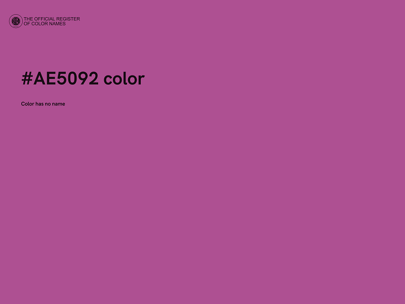 #AE5092 color image