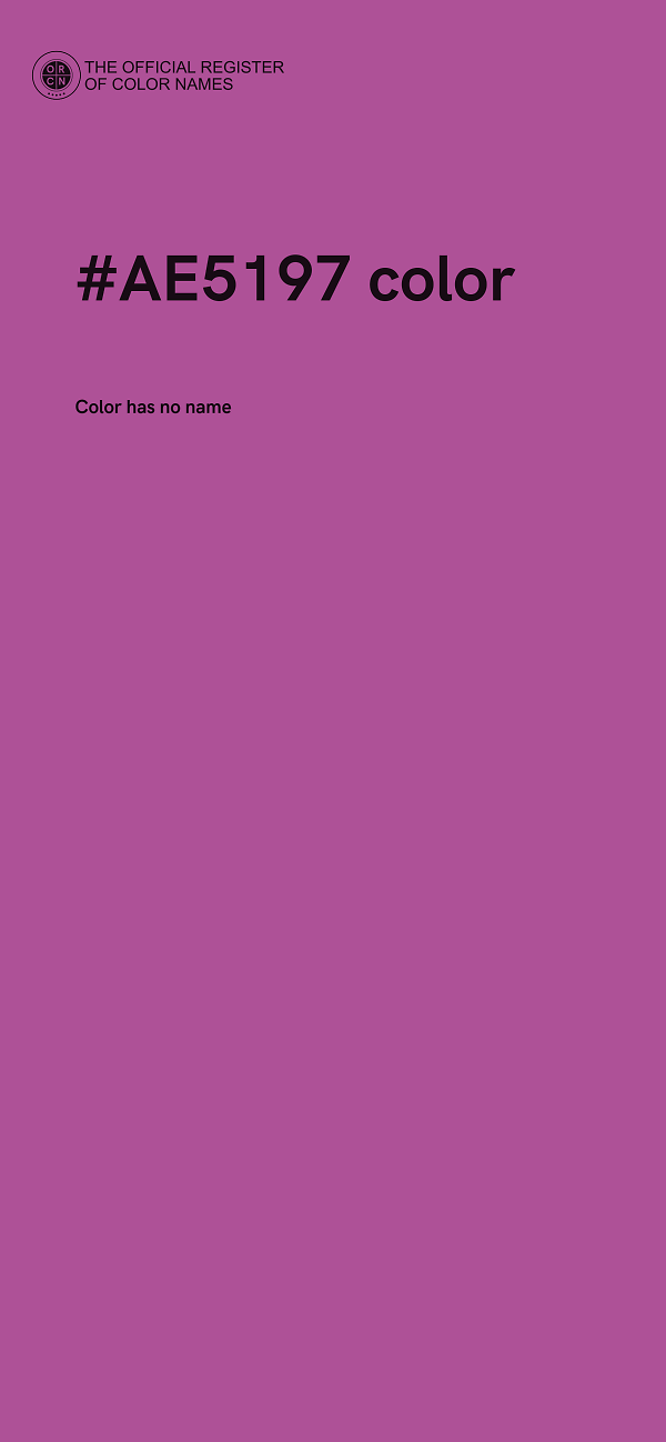 #AE5197 color image