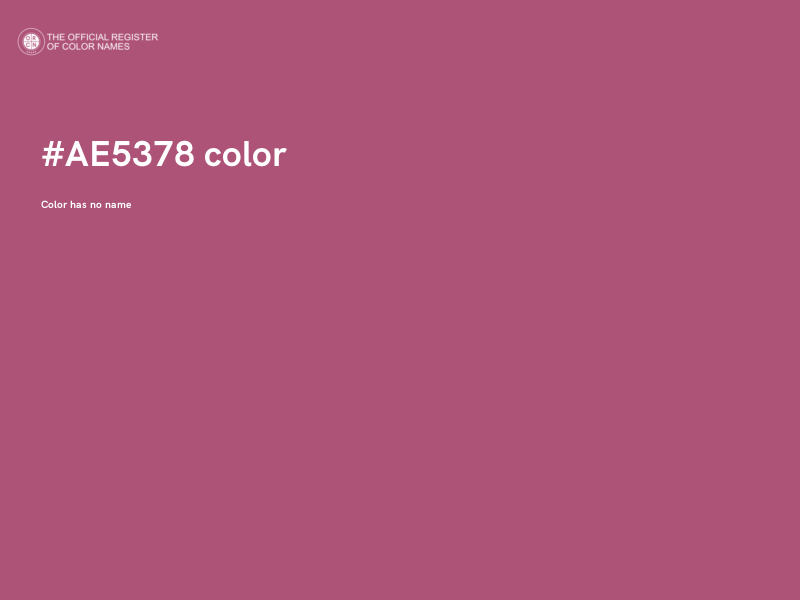 #AE5378 color image