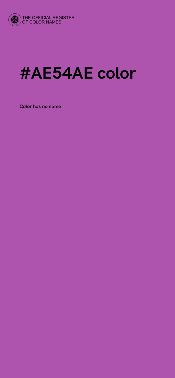 #AE54AE color image