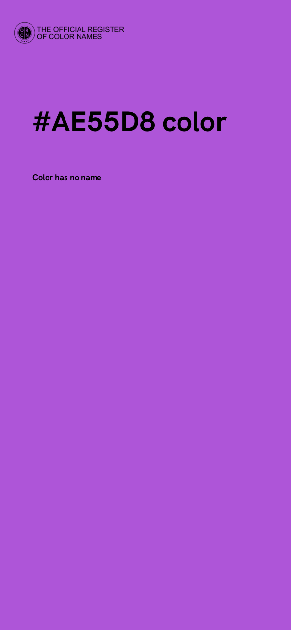 #AE55D8 color image