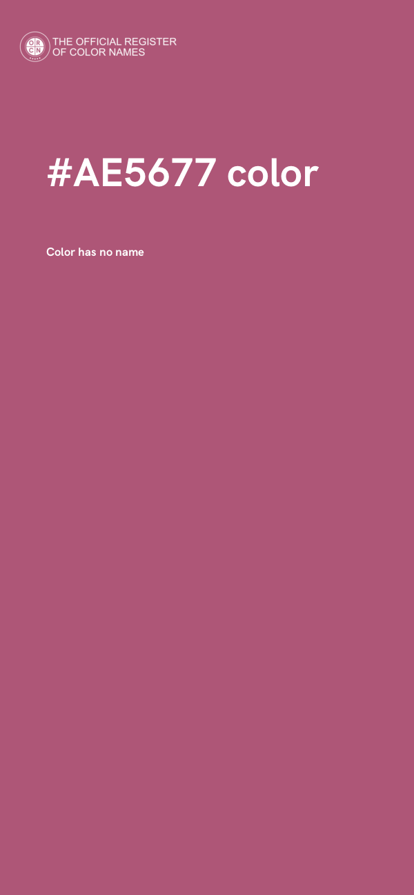 #AE5677 color image
