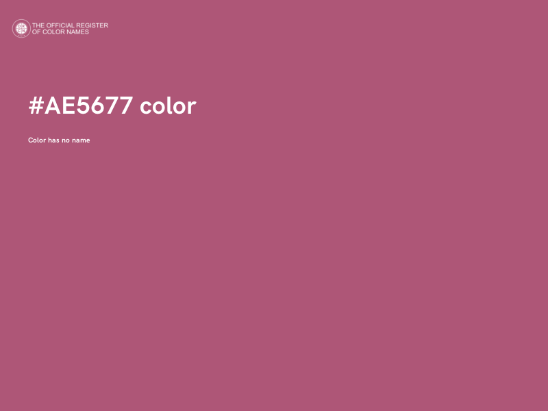 #AE5677 color image