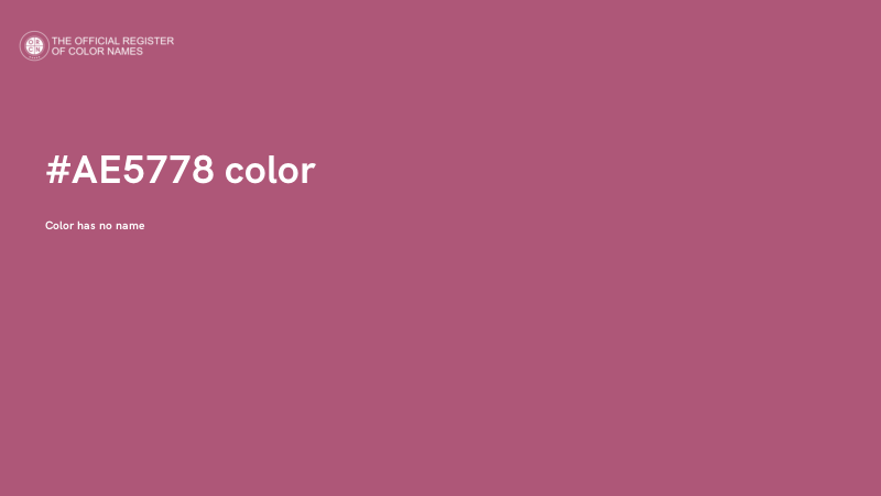 #AE5778 color image