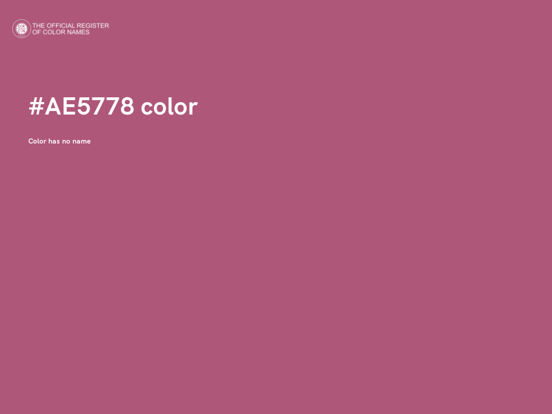 #AE5778 color image