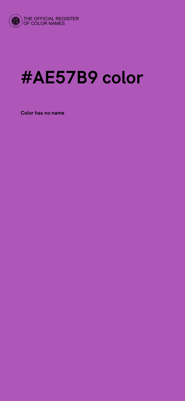#AE57B9 color image