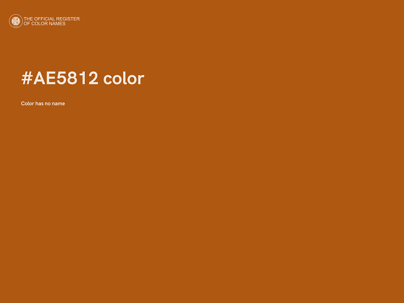 #AE5812 color image