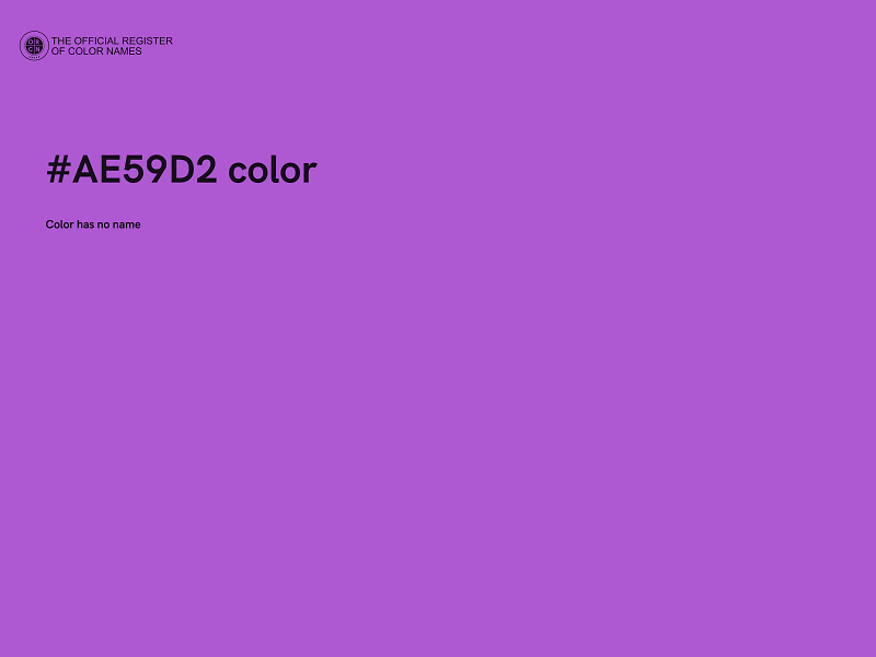 #AE59D2 color image