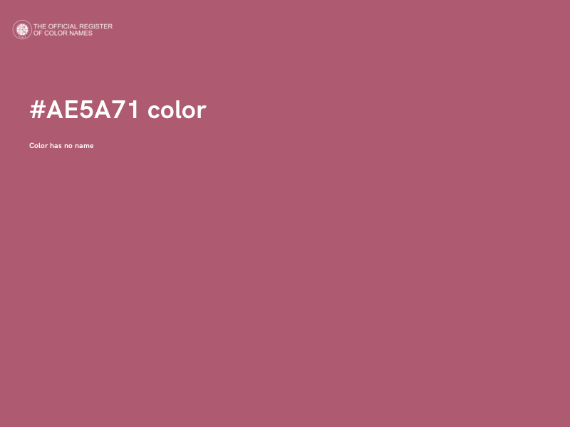 #AE5A71 color image