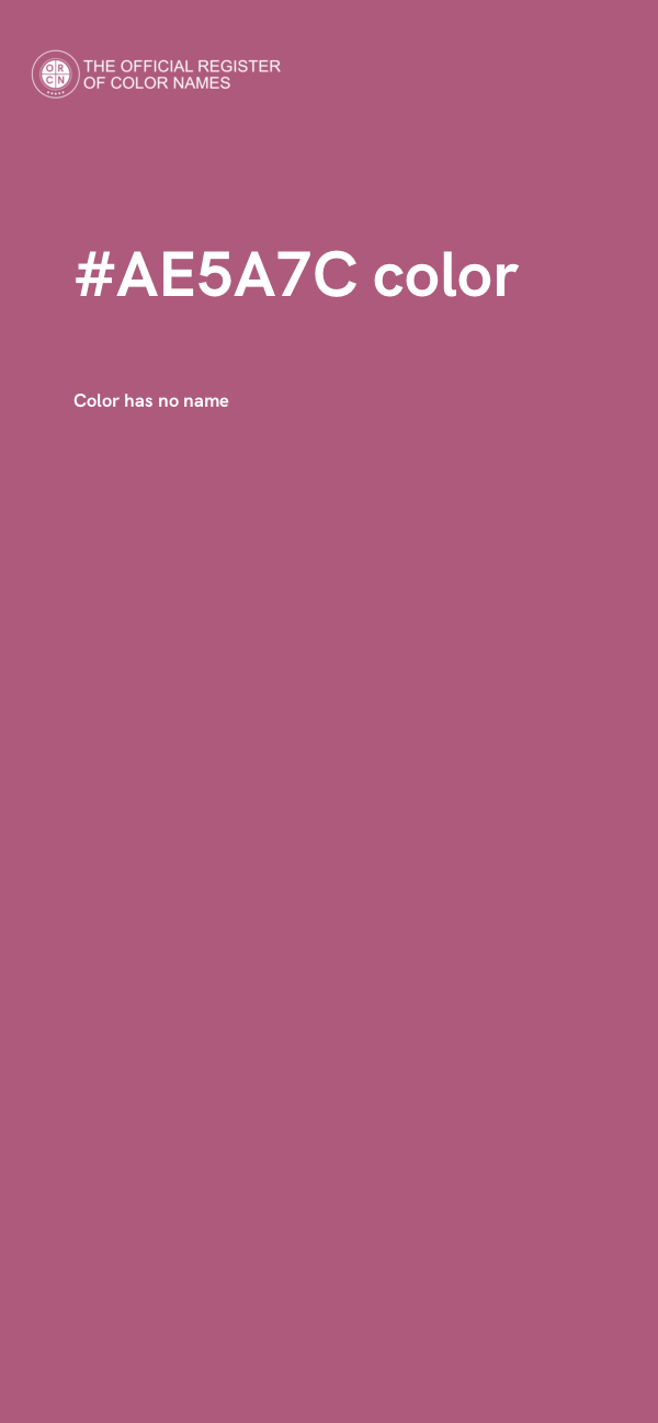 #AE5A7C color image