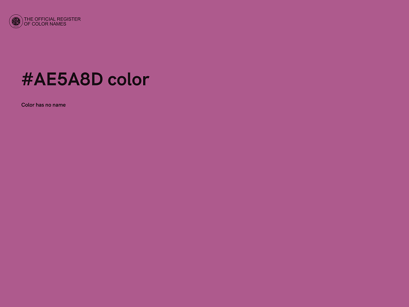 #AE5A8D color image