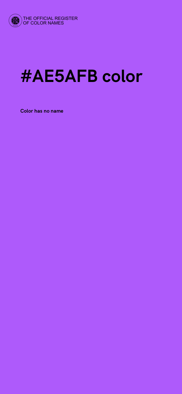 #AE5AFB color image