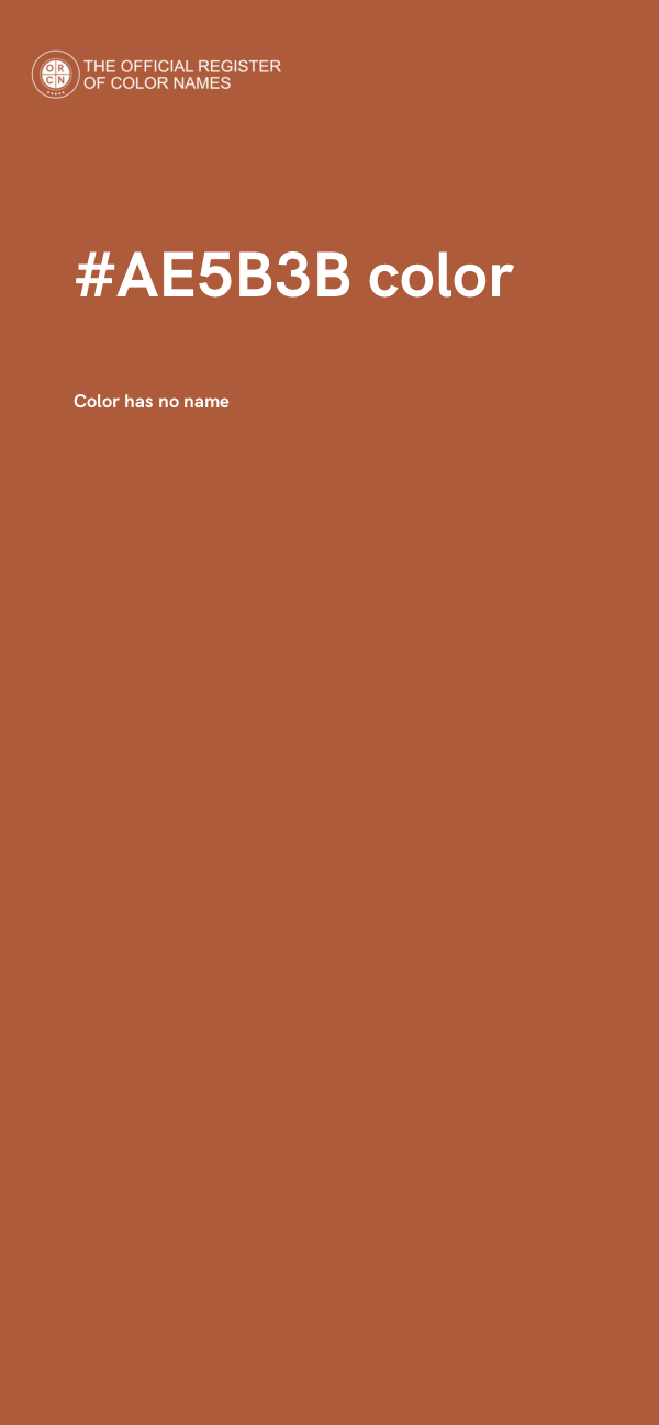 #AE5B3B color image