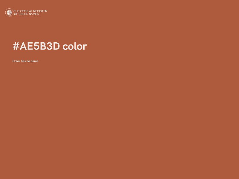 #AE5B3D color image