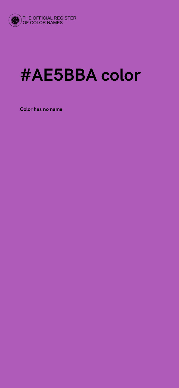 #AE5BBA color image