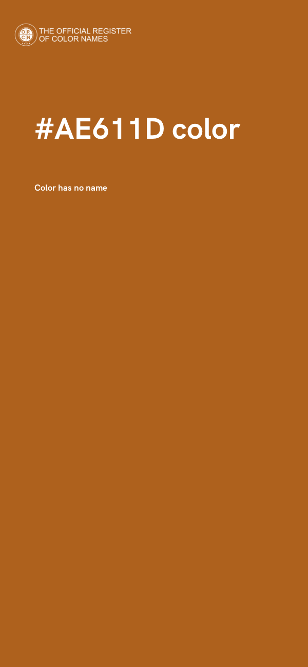#AE611D color image