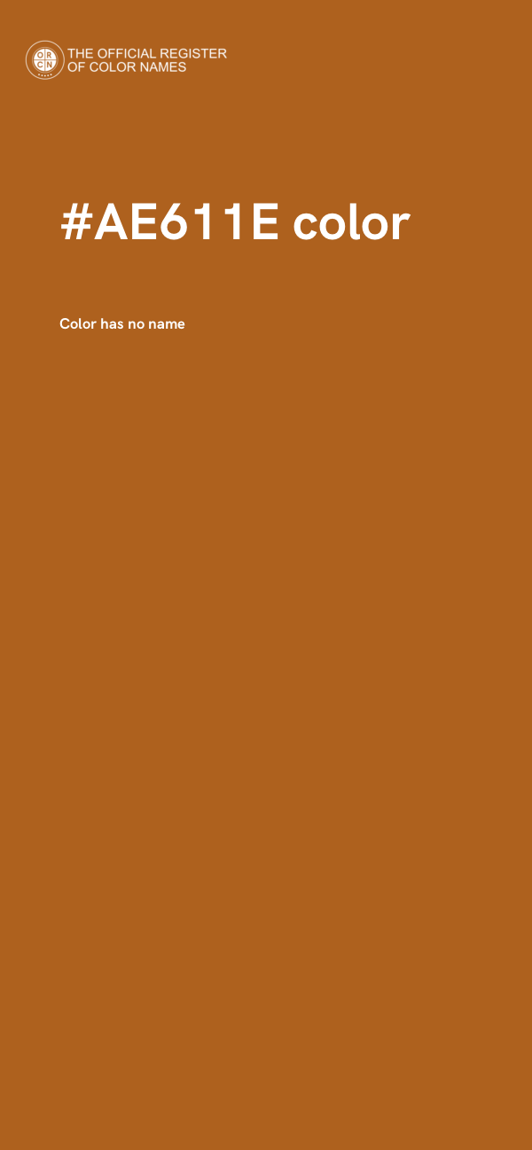 #AE611E color image