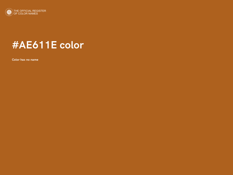 #AE611E color image