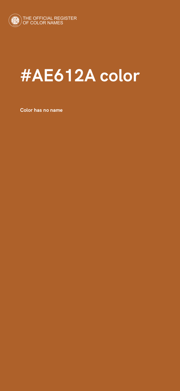 #AE612A color image