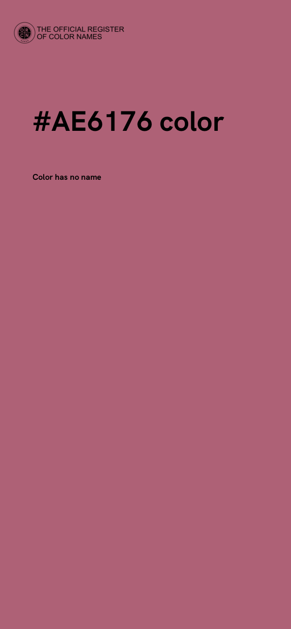 #AE6176 color image