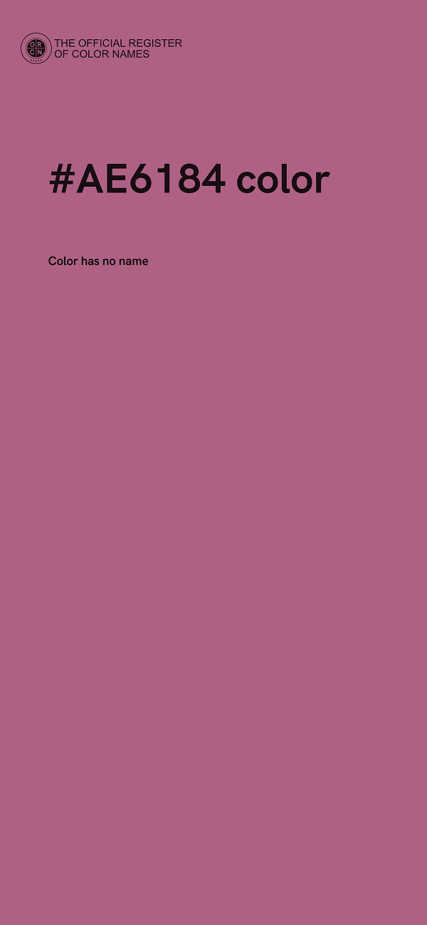 #AE6184 color image