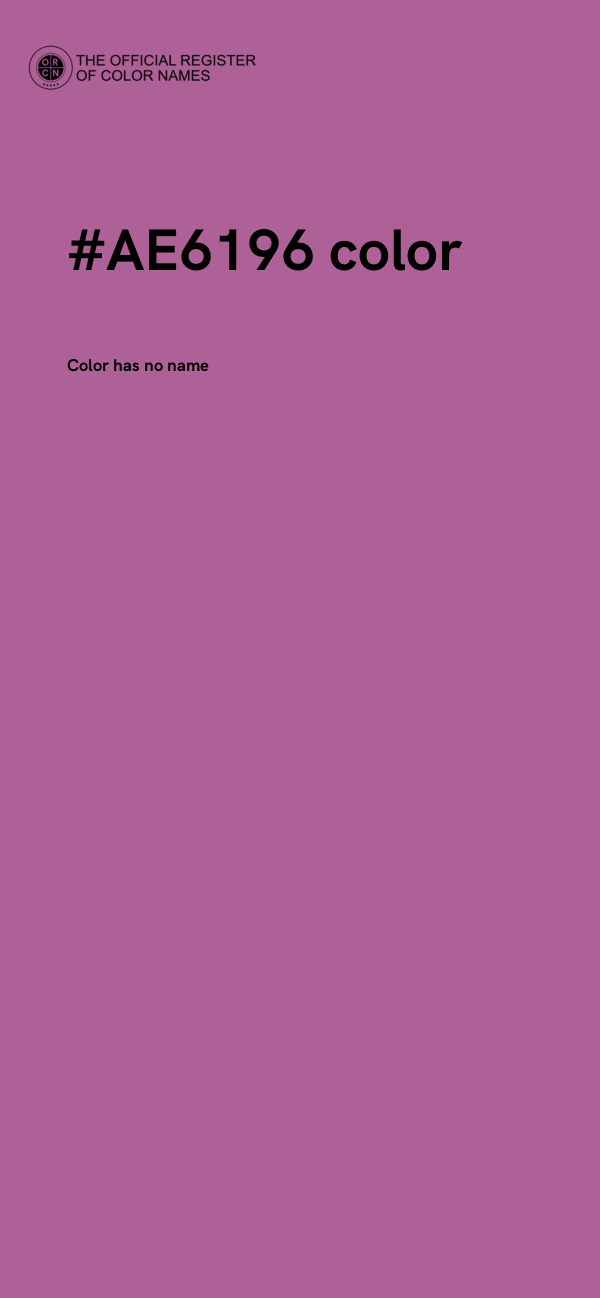 #AE6196 color image