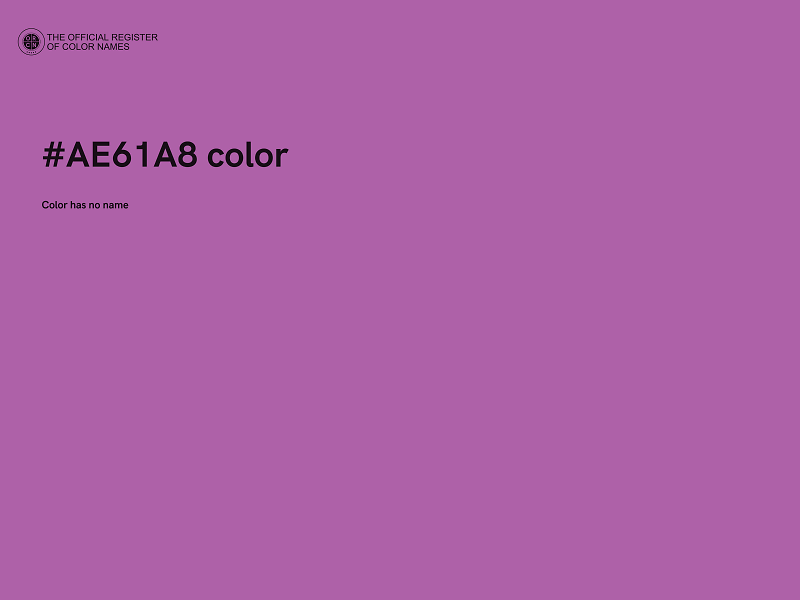 #AE61A8 color image