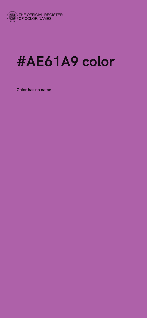 #AE61A9 color image