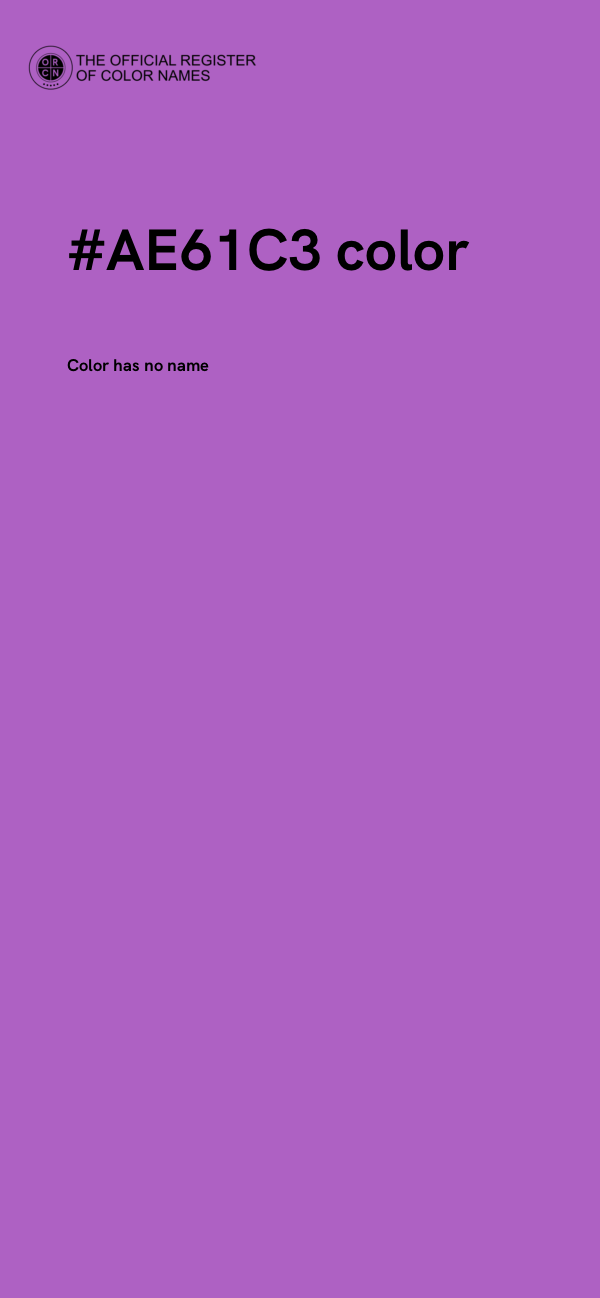 #AE61C3 color image