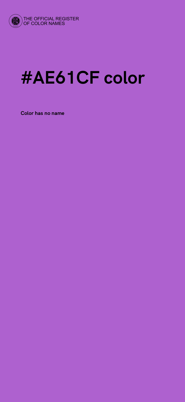 #AE61CF color image