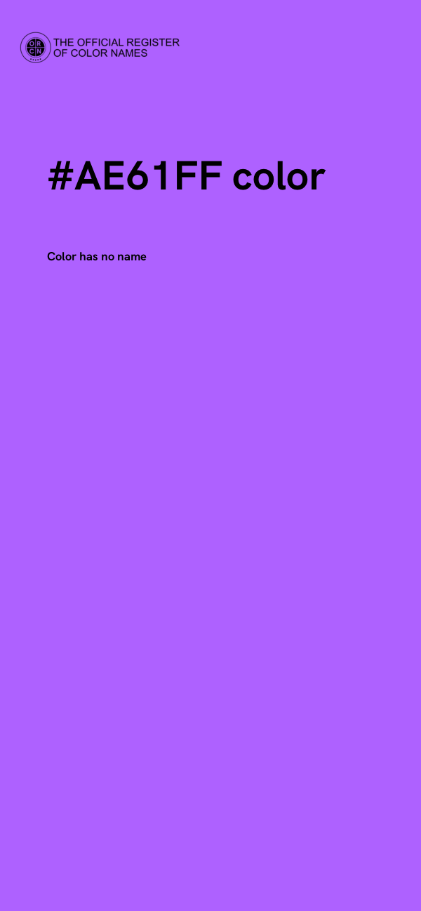 #AE61FF color image