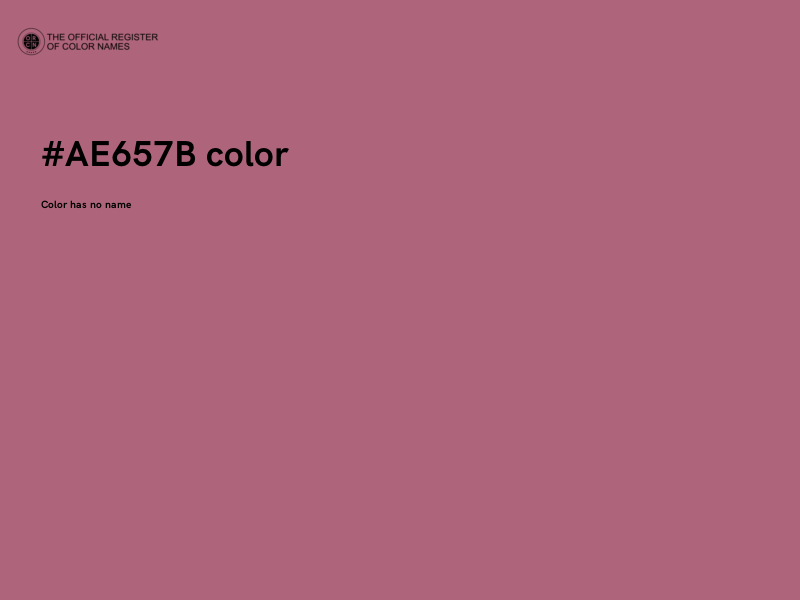 #AE657B color image