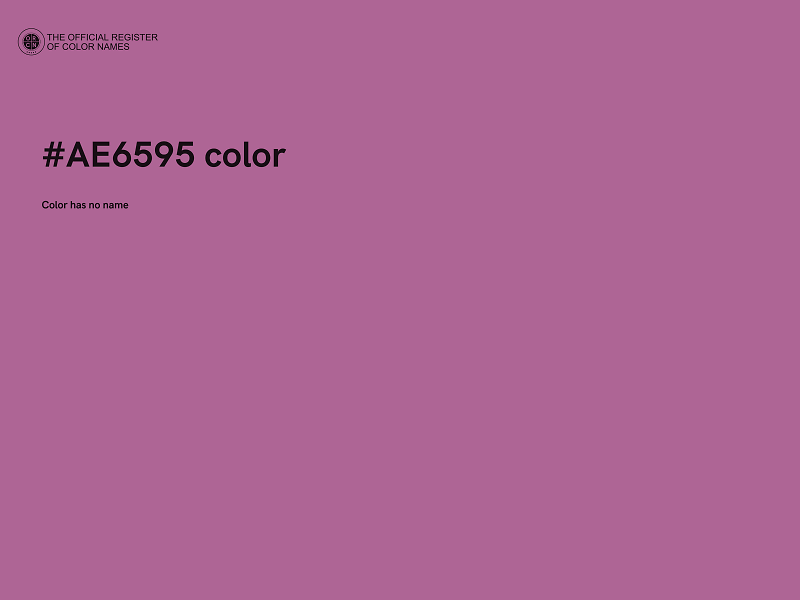 #AE6595 color image