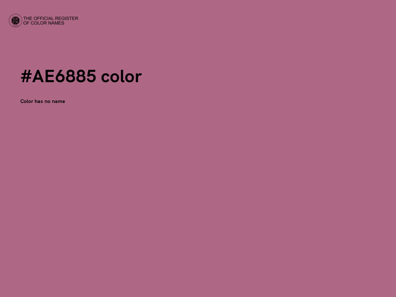 #AE6885 color image