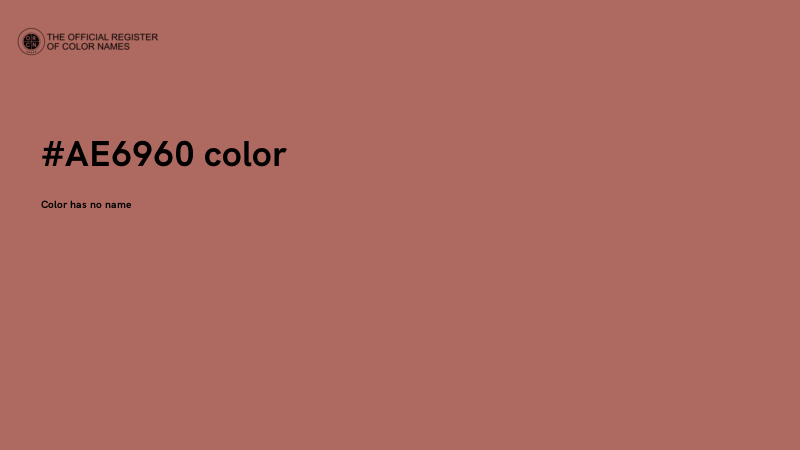 #AE6960 color image