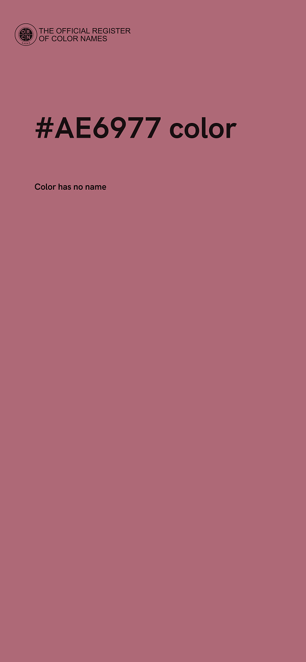 #AE6977 color image
