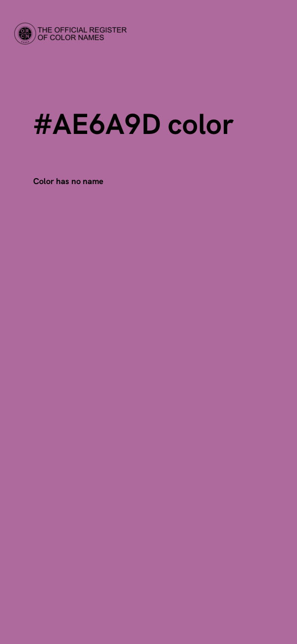 #AE6A9D color image