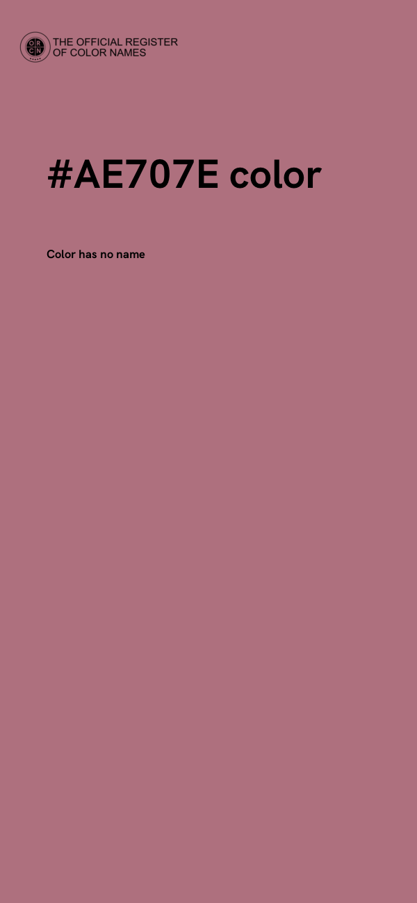 #AE707E color image